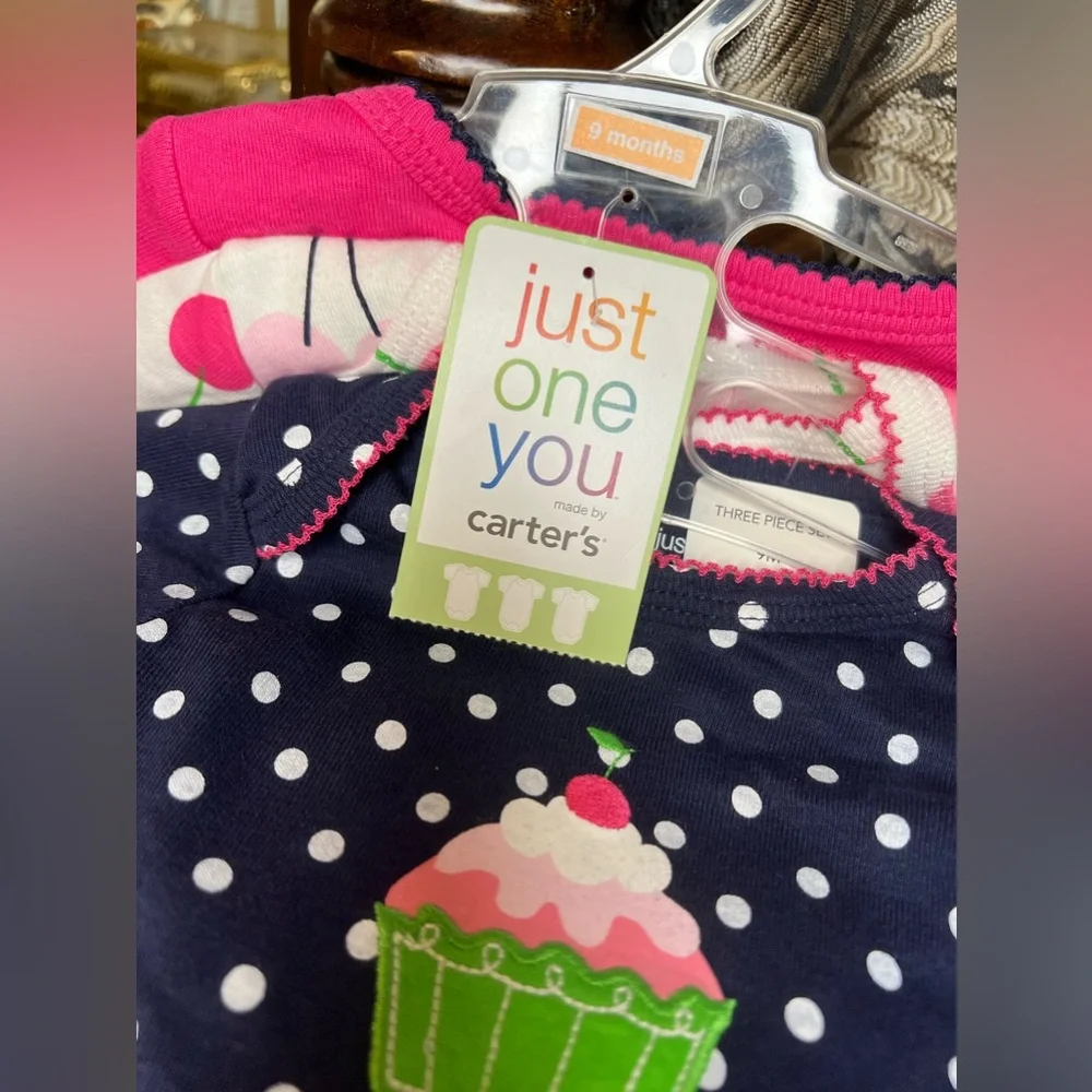 CARTER’S - Just One You 3 Piece Onesie Set - 9 Months